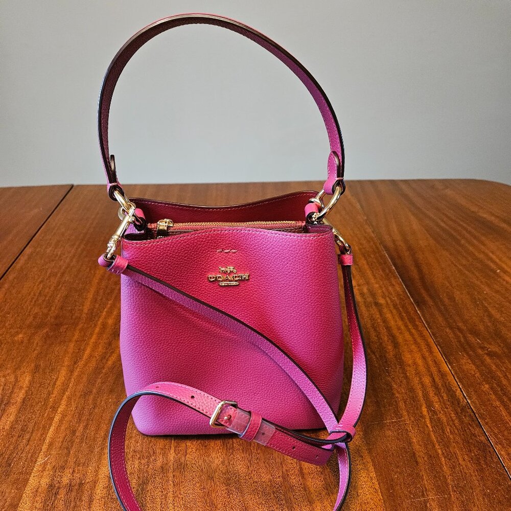 COACH Small Town Bucket Bag, Bright Violet